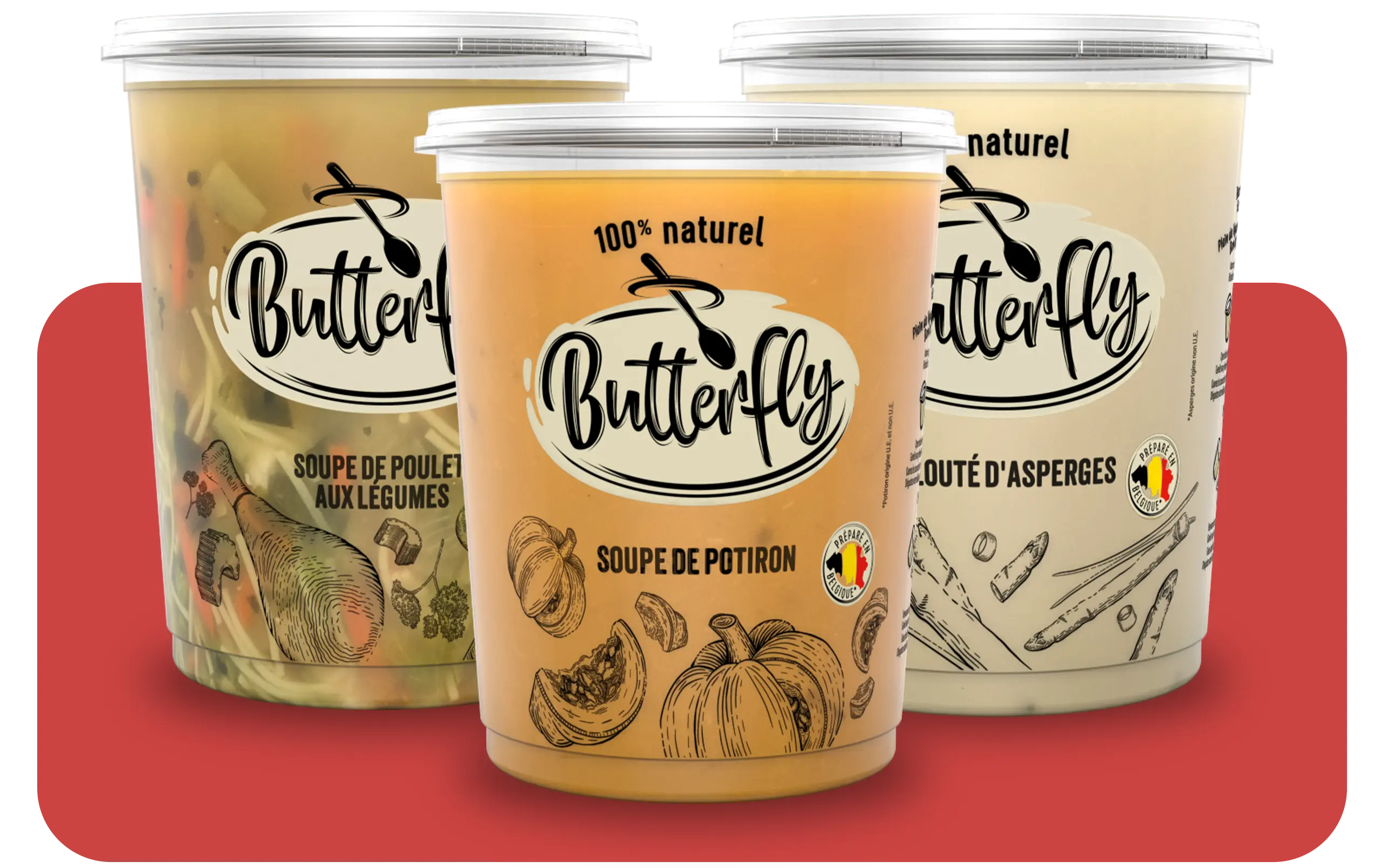 Butterfly soupes