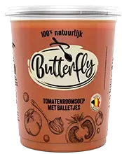 Tomatenroomsoep met balletjes